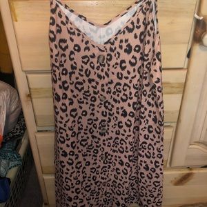 BRAND NEW midi length swing dress in cheetah